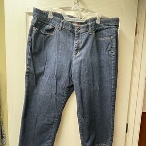 Talbots Relaxed Fit Dark Wash Jeans 20 WP